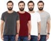 Aventura Outfitters Men's Regular Fit T-Shirt(Pack of 4)