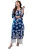 Women's Rayon Blend Chikankari Embroidered Straight Kurta