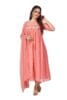 Georgette Embroidered Maxi Anarkali Gown Dress