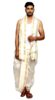 Standard Generic Rameshwaram Fabrics Men's Dhoti Set (ready_to_wear_readymade_dhoti_pant_Silk)