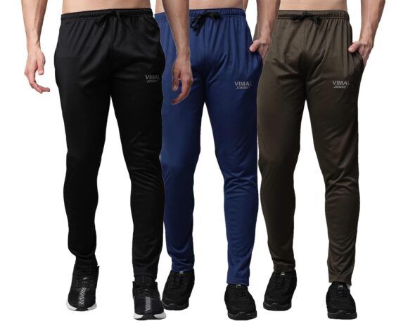 Standard Generic VIMAL JONNEY Regular Fit Multicolor Men Trackpants(Pack of 1-VIMAL631778)
