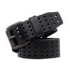 Bacca Bucci Unisex Genuine Leather Single Roller Vintage One-Piece 100% Full Leather Jean Belt Punk Biker Belt 38 Mm-Wide