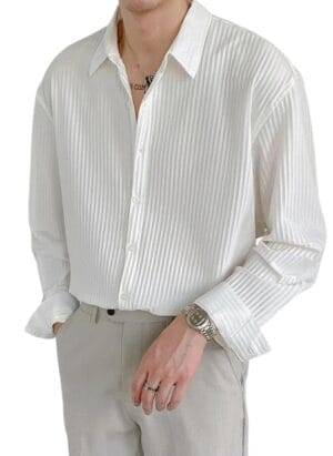 GRECIILOOKS Popcorn Regular Fit Formal Shirt for Men