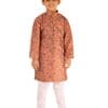 Pro-Ethic Style Developer Boy's Silk Kurta Pajama | Embellished Design | Kids Ethnic Wear (S-172)