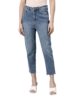Women Solid Denim Mid Rise Stretchable Cropped Jeans