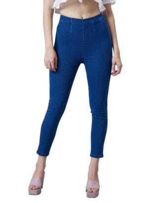 AKA CHIC Women Skinny Fit High Rise Stretchable Denim Jeans