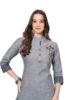 AYRAA Women's Khadi Cotton Embroidery Straight Kurti with Pant Set