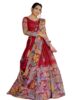 Women's Floral & Patola Print With Foil Work Tussar Silk Ethnic wear Tassels and Zip Closuer Readymade Lehenga Choli With Dupatta (E_S_100524)
