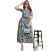 Rayon Fit and Flare Midlength Partwear Dress