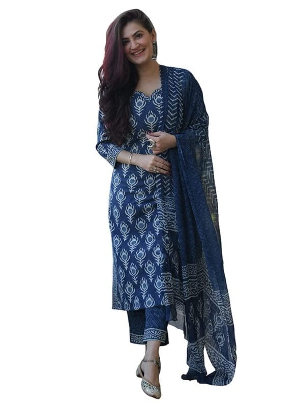 Women Kurta with Pant & Dupatta