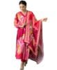 Women's Cotton Blend Kurta with Pant & Dupatta