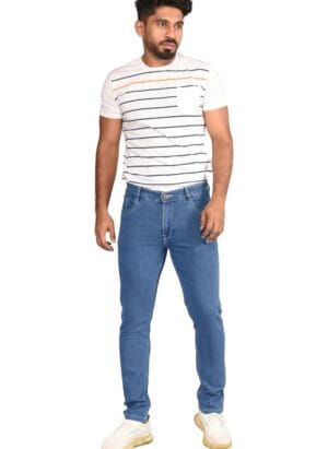 AFLASH Men's Jeans |Comfortable & Stretchable | Casual Regular Fit Denims High Rise Full Length Jeans Latesh Fashionable Pant