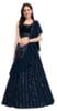 Women's Georgette Semi-stitched Lehenga Choli