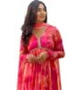 Women Kurta KD Women's Anarkali Floral Printed Kurta Pent Set with Dupatta Anarkali Kurta for Women | Kurta Set | Ethnic Set | Dupatta Set