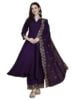 Standard Generic Granthva Fab Kurta Set for Women Silk Embroidered Anarkali Kurta Set for women with Palazzos and Dupatta