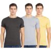 Chromozome Mens Cotton Rich T-Shirts (Pack of 3)
