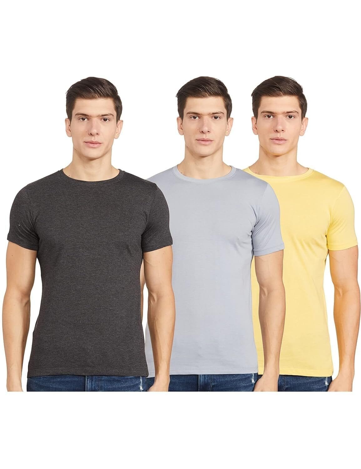 Chromozome Mens Cotton Rich T-Shirts (Pack of 3)
