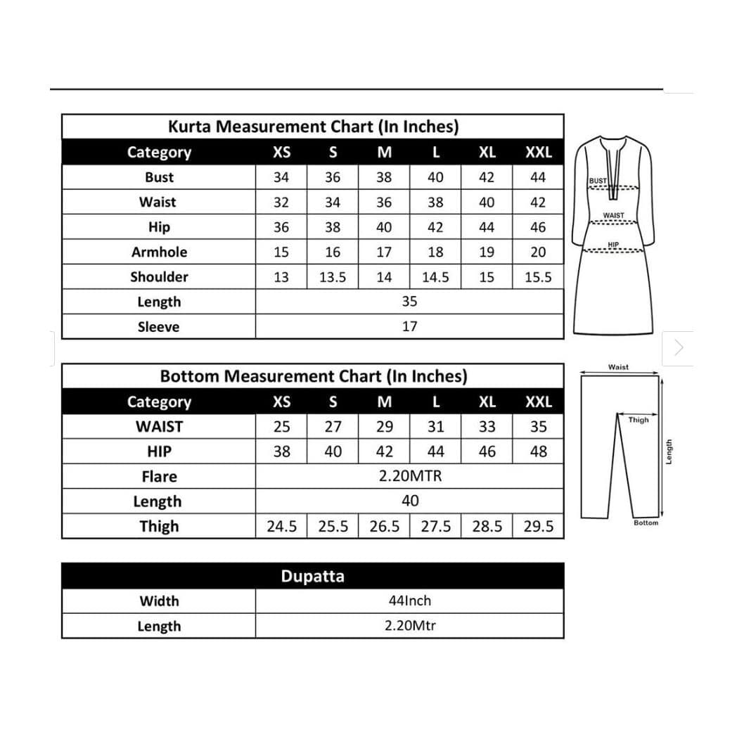 Kurta Set for Women Cotton Blend Anarkali Printed Kurta Set for women with Palazzos and Dupatta - Image 6