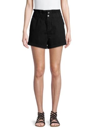 SISNEY Women Trendy High Rise Denim Shorts