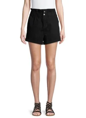 SISNEY Women Trendy High Rise Denim Shorts
