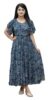 Standard Generic DHARESWAR ENTERPRISE Women's Georgette Maxi Dress Digital Floral Printed One Piece Western Long Gown Dresses for Women