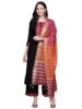 Women's Yoke Design Cotton Blend Kurta Palazzo With Dupatta Set (KH4BK5301)