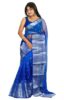 Women's Soft Nylon Organza Jacquard Saree with Full Work, Exclusive Colors, and Unstitched Blouse