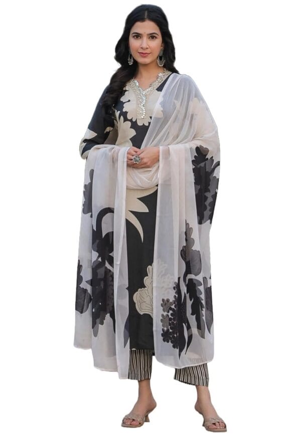 Women's Kurta with Pant & Dupatta