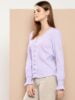 Olive Color Self Design Regular Top,v Neck Top,Long Sleeves Top,Stylish Top,top for women winter wear