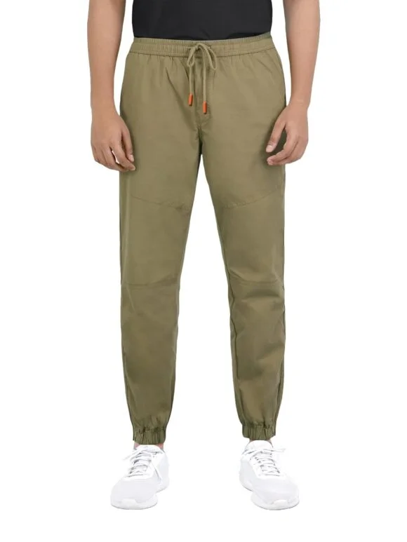 Joggers Khaki for Men with 3 Pocket| Cotton Track Pant for Men| Sports Winter Lower for Men| Casual Mens Track Pants| Trousers for Men & Boys Slim Fit Gym Track Pants