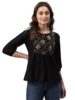 Standard Generic SIRIL Women's Rayon Mill Printed Regular Regular Fit Top