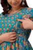 Women's Pure Cotton All Over Printed Maternity Feeding Kurti | Maternity Gown