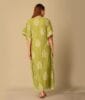 CartVallue 100% Cotton Kaftan Dress for Women, Maternity Kaftan Nighty Gown - Stylish Pregnancy Nightwear & Loungewear for Womens | Jade Green Breathable & Comfortable Mom-to-Be Kaftans