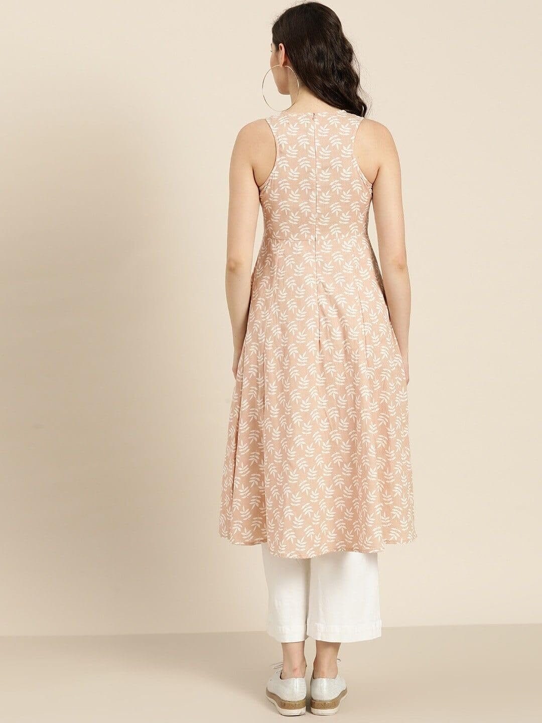 Women's Printed A-Line A-Line Flared Kurta - Image 2
