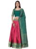Women Lenhga Fashion Basket Silk Woven Pink Lehenga choli For womens(FB-LH-L8282_Pink_Free Size)
