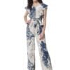 ALL WAYS YOU Women's Tie & Dye Sleeveless Poly Crepe Jumpsuit for Women (A2107JS-PN-134-TIE&DYE)