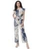 ALL WAYS YOU Women's Tie & Dye Sleeveless Poly Crepe Jumpsuit for Women (A2107JS-PN-134-TIE&DYE)