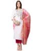 Women's Cotton Blend Kurta Set With Dupatta