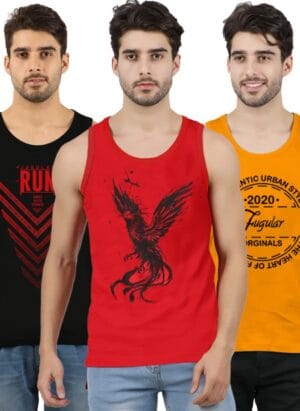 JUGULAR Men's Printed Vest New York City