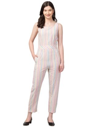 ZUVINO Women's Cotton Jumpsuits || Ideal For Office Formal Wear || Perfect Outfit For Summers.