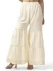 Soft Cotton Sharara with Lace Work in 10 Attractive Colors for Women's and Girl's (Free Size 26 inch to 36 Inch Waist)