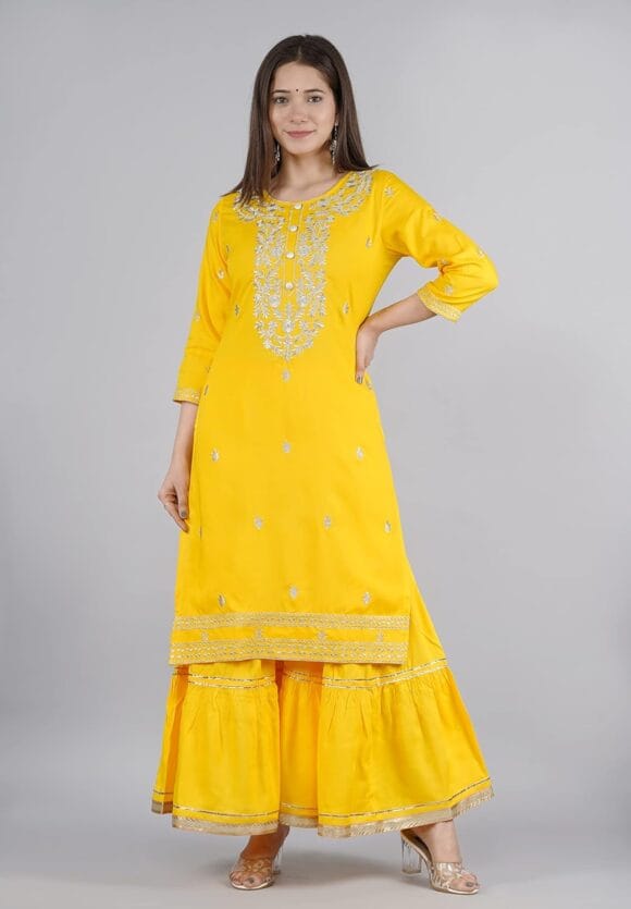 Women's Rayon Straight Kurta - Image 3