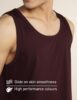 Regular Fit Solid 100% Cotton Tank Top Sleeveless Moisture Wicking Anti-Bacterial Anti Odour Soft & Durable Stretchable Neo-Cool Tank Top for Men