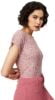Standard Generic Max Women Textured Round Neck Regular Fit T-Shirt