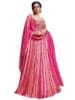 Women's Silk Embroidered Semi-Stitched Lehenga Choli with Dupatta (108-Pink-Wedding-Bridal-New-Lehenga; Free Size)