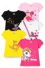 Kuchipoo Girls Half Sleeves Regular Fit Cotton T-Shirt