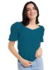 Standard Generic Mehrang Tops for Women | Tops for Women Tops for Women Stylish | top for Girls | top for Women Stylish Latest Puff Sleeves V Neck
