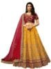 Silk Blend Fabric Lehenga Choli with Dupatta for Women