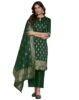 SIRIL Women's Art Silk Jacquard Straight Kurta Pant With Dupatta Set