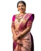 Standard Generic C J Enterprise Women's Pure Kanjivaram Soft Silk Saree for Wedding With Blouse Piece (Maya Paithani)